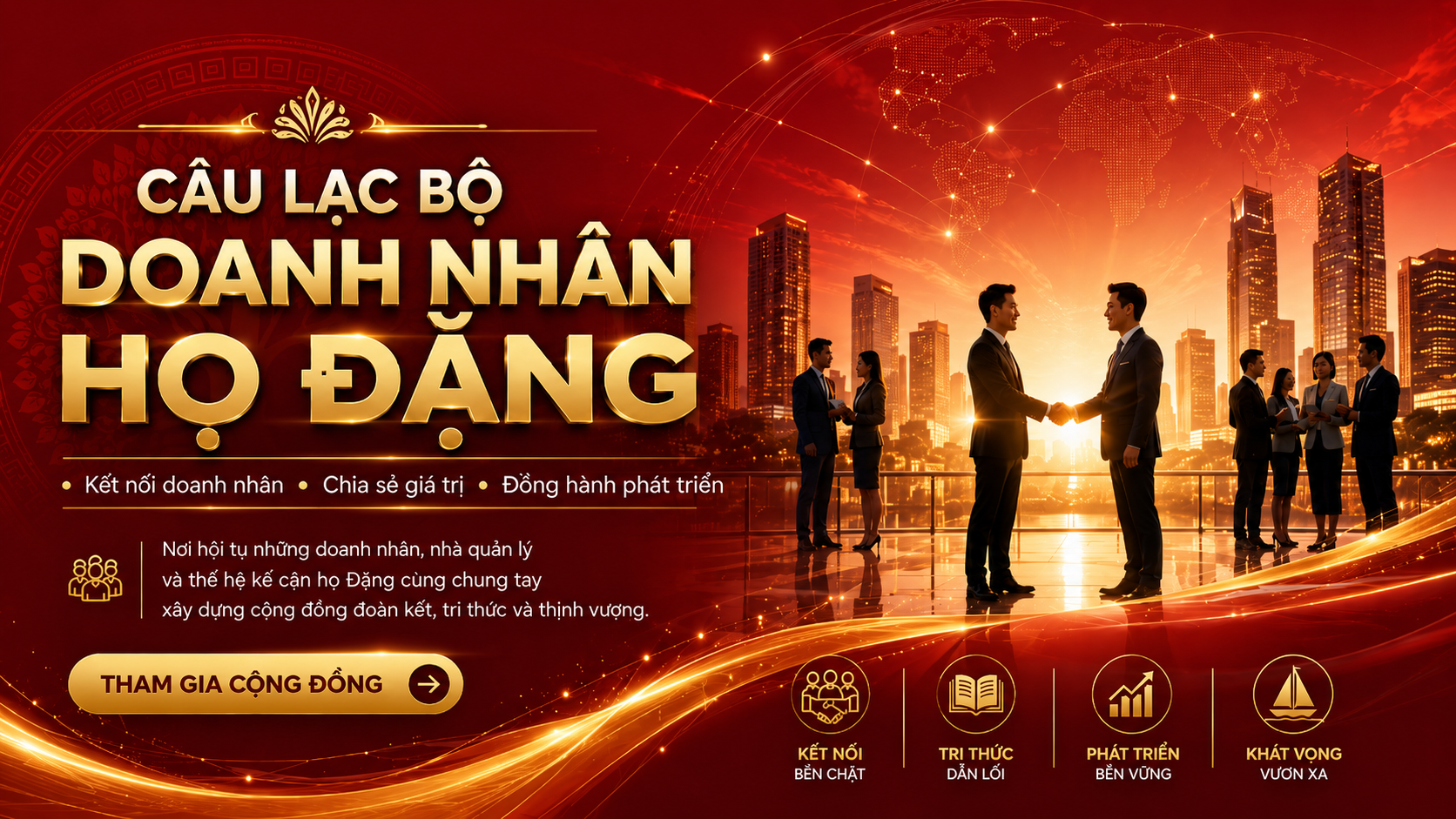 Đại hội Doanh nhân Họ Đặng nhiệm kỳ I