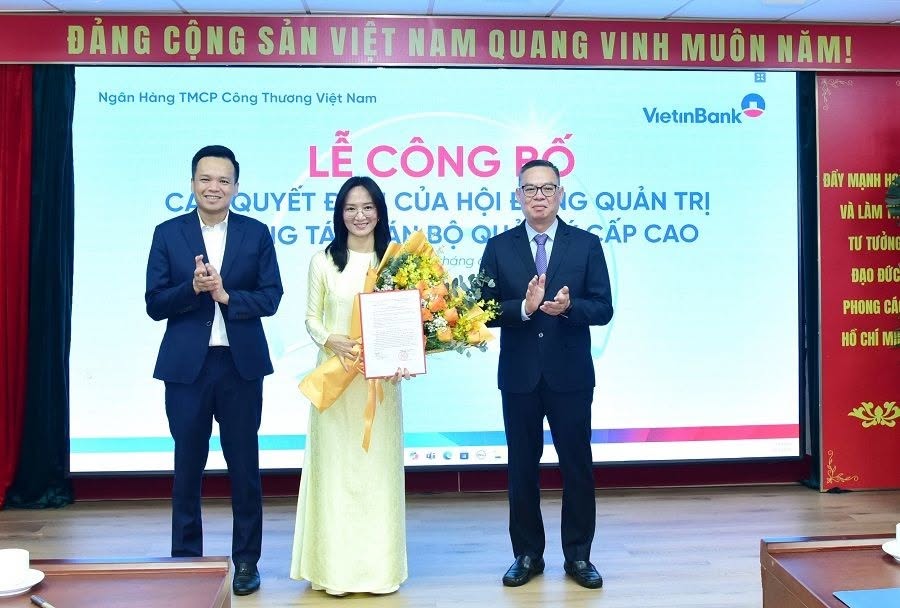VietinBank công bố quyết định bổ nhiệm 4 Phó Tổng Giám đốc