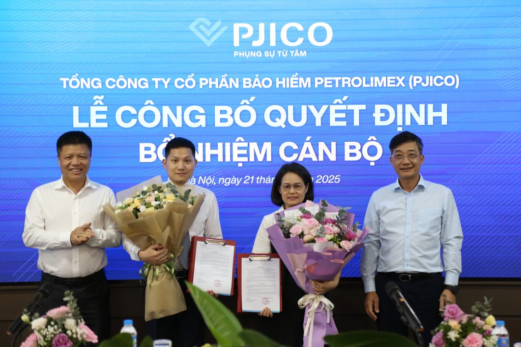 Bảo hiểm PJICO bổ nhiệm cùng lúc hai Phó Tổng Giám đốc