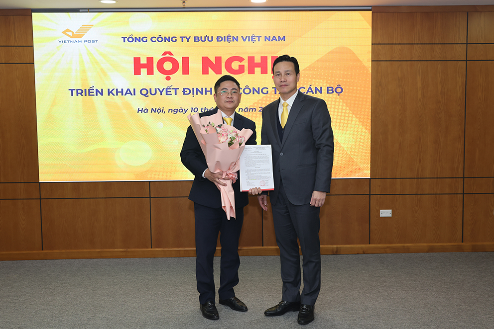 Vietnam Post tiếp nhận và bổ nhiệm Phó Giám đốc Trung tâm Đổi mới sáng tạo